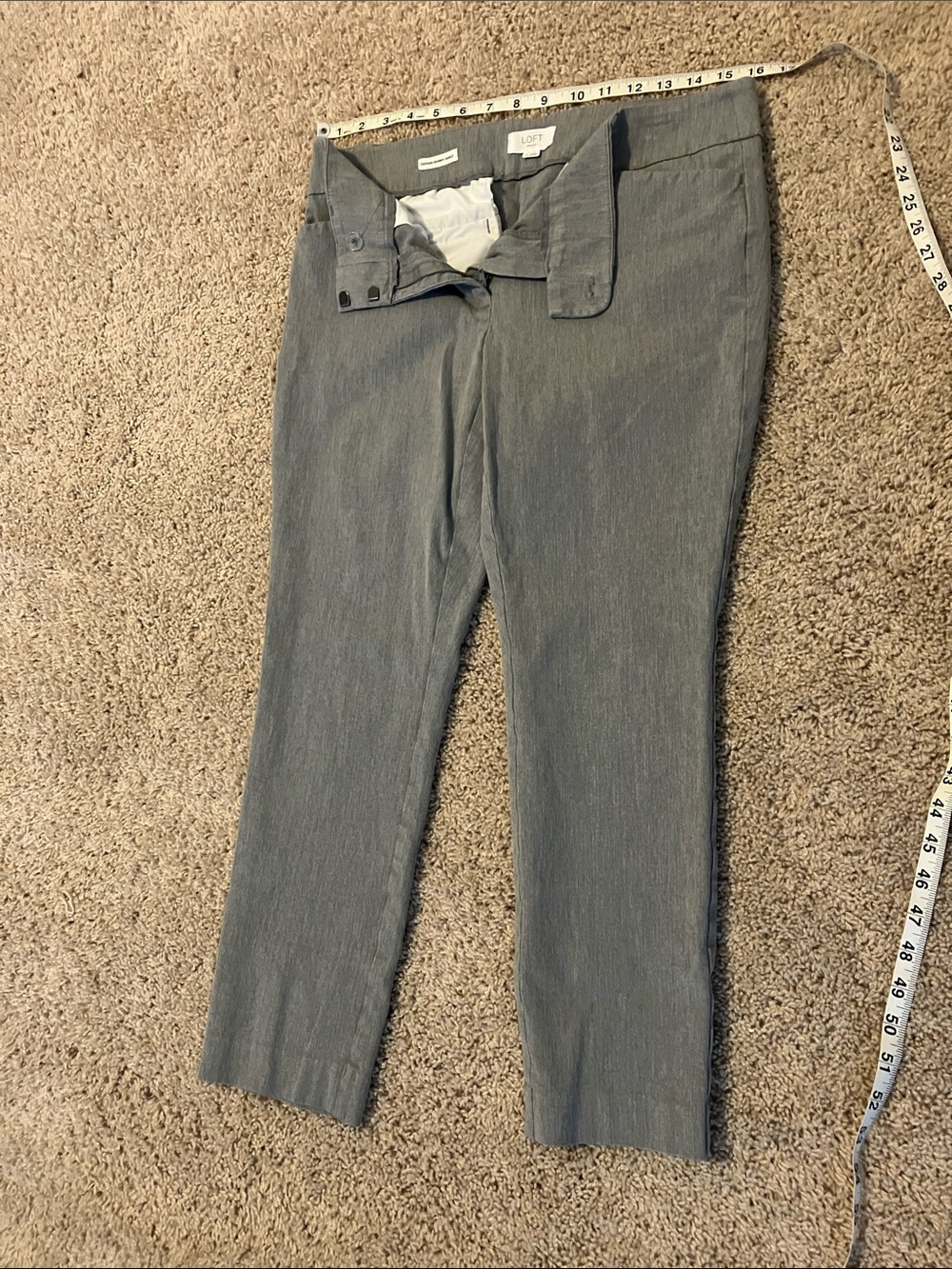 LOFT Women’s Light Gray Dress Pants